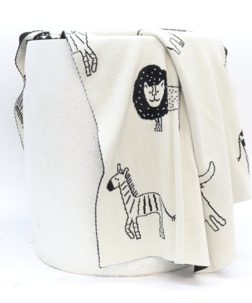 Cotton Zoo Throw